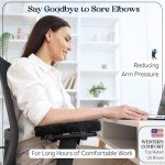 Ergonomic Thick Office Chair Arm Pads