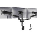 WALI Triple Monitor Gas Spring Desk Mount