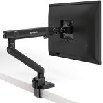 Eveo Adjustable Single Monitor Desk Mount Arm