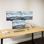 WALI Triple Monitor Gas Spring Desk Mount