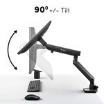 Eveo Adjustable Single Monitor Desk Mount Arm