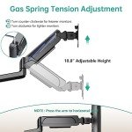 WALI Triple Monitor Gas Spring Desk Mount