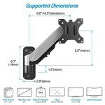 Adjustable Full Motion Wall Mount for 32" Monitors