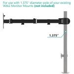 WALI Fully Adjustable Single Monitor Arm Clamp