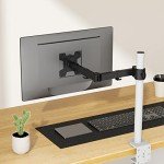 WALI Fully Adjustable Single Monitor Arm Clamp
