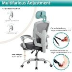 Ergonomic High-Back Mesh Office Chair with Lumbar Support