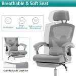 Ergonomic High-Back Mesh Office Chair with Lumbar Support