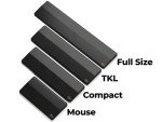 Onyx Wooden Ergonomic Wrist Rest for TKL Keyboards