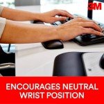 3M Gel Wrist Rest for Keyboards - 19" Black