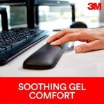 3M Gel Wrist Rest for Keyboards - 19" Black