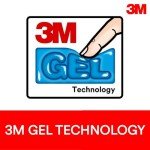 3M Gel Wrist Rest for Keyboards - 19" Black