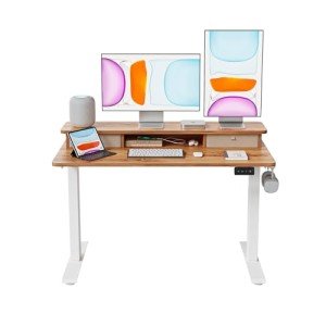 BANTI 48" Electric Adjustable Standing Desk with Drawers