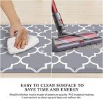 Ergonomic Anti-Fatigue Kitchen Mat, Non-Slip Grey