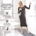 Ergonomic Anti-Fatigue Kitchen Mat, Non-Slip Grey