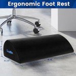 Ergonomic Under Desk Foot Rest with Washable Cover