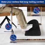 Ergonomic Under Desk Foot Rest with Washable Cover