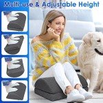 CushZone Adjustable Ergonomic Foot Rest - Gray