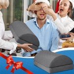 CushZone Adjustable Ergonomic Foot Rest - Gray