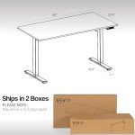VIVO Electric Standing Desk with Memory Controller