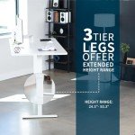 VIVO Electric Height Adjustable Stand Up Desk