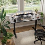 Electric Height Adjustable Standing Desk - 63 Inch