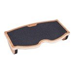 Ergonomic Wooden Foot Rest for Comfort & Circulation