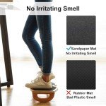 Ergonomic Wooden Foot Rest for Comfort & Circulation