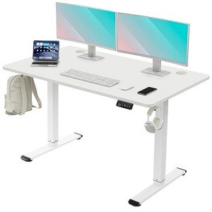 Electric Height Adjustable Standing Desk, 48x24 Inches