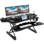 Ergonomic 47" Adjustable Standing Desk Converter