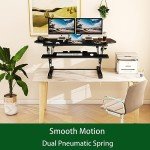 Ergonomic 47" Adjustable Standing Desk Converter
