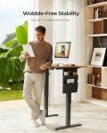 Adjustable Electric Standing Desk with Storage Bag