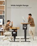 Adjustable Electric Standing Desk with Storage Bag