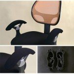 Ergonomic Armrest Covers for Office Chairs - Black