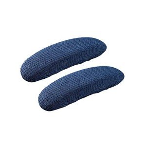 Navy Blue Stretchable Office Chair Armrest Covers