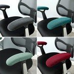 Navy Blue Stretchable Office Chair Armrest Covers