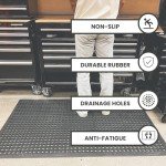 Envelor Anti-Fatigue Non-Slip Floor Mat 90x150 cm