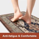 KIMODE Ergonomic Anti-Fatigue Kitchen Mats Set