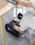 Ergonomic Adjustable Footrest with Massage Roll