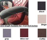 Ergonomic Soft Chair Arm Pad Covers Set (Black)