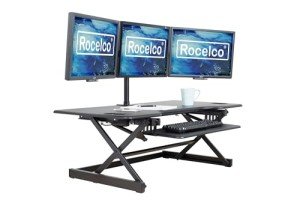 Rocelco 46" Height Adjustable Standing Desk Converter