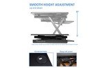 Rocelco 46" Height Adjustable Standing Desk Converter