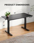 ErGear Adjustable Electric Standing Desk 60x24 inches