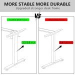 L-Shaped Electric Standing Desk for Home Office