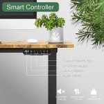 L-Shaped Electric Standing Desk for Home Office