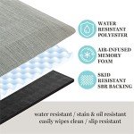 Mira Modern Heathered Anti-Fatigue Kitchen Mat