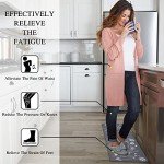 Rempry Anti-Fatigue PVC Kitchen Mats - Gray Set
