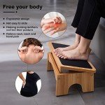 Adjustable Ergonomic Foot Rest for Comfort and Relief