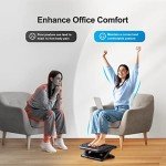 Adjustable Ergonomic Footrest with Massage Feature