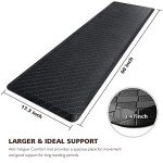 HappyTrends Ergonomic Anti-Fatigue Kitchen Mat 43.9x152.4 cm