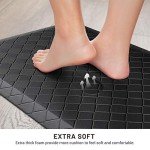 HappyTrends Ergonomic Anti-Fatigue Kitchen Mat 43.9x152.4 cm